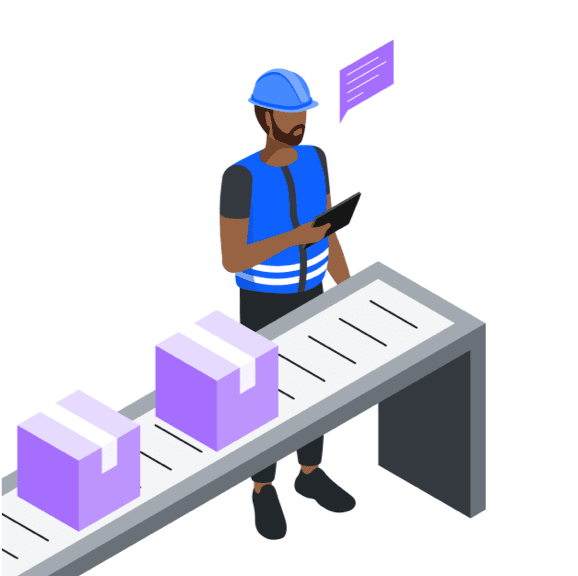 Isometric worker example